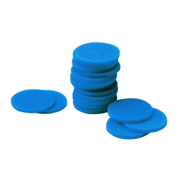 Wkład gąbkowy do pojemnika typu endobox VDW okrągły, niebieski (a'55 szt.)